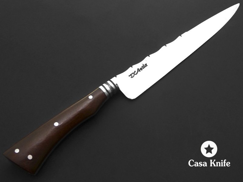 Cutelaria D Avila faca para colecionador em aço carbono com empunhadura em guajuvira 28 cm