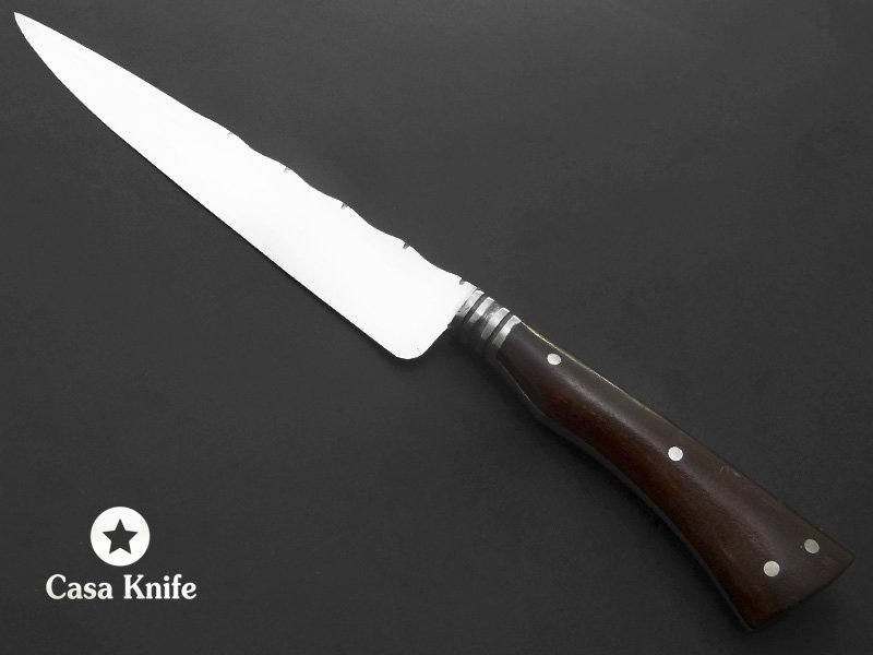 Cutelaria D Avila faca para colecionador em aço carbono com empunhadura em guajuvira 28 cm