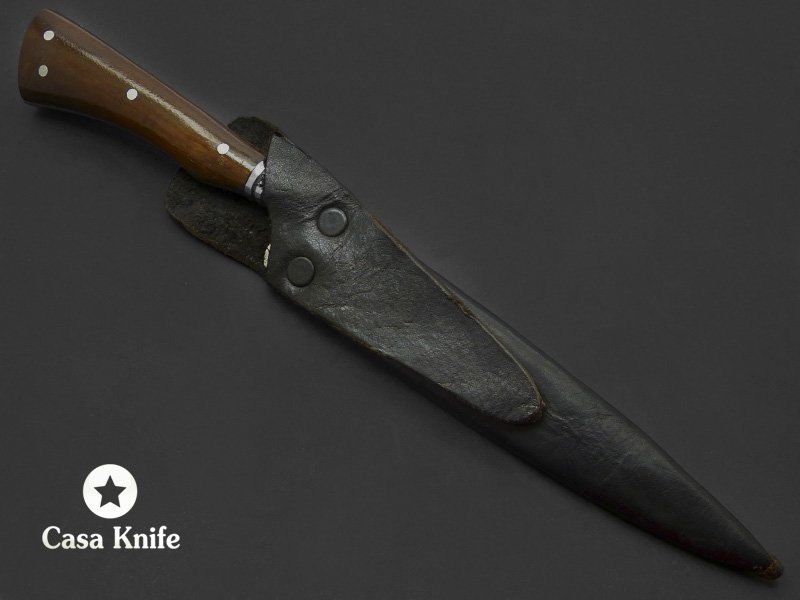 Cutelaria D Avila faca para colecionador em aço carbono com empunhadura em guajuvira 28 cm
