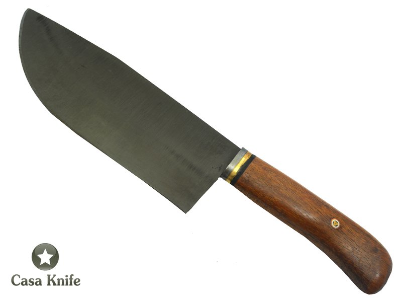 Cutelo Monte Cristo para colecionador forjado em aço 5160 . Empunhadura em Madeira Sucupira, 35 cm