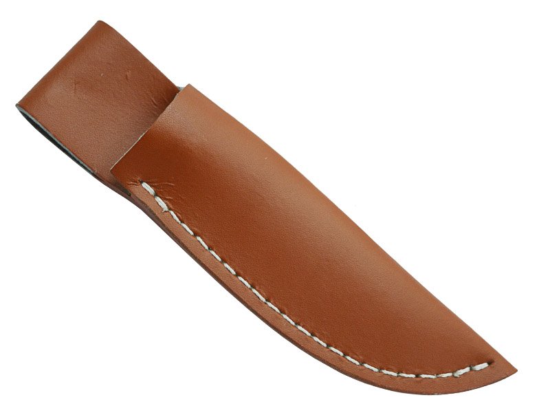 Faca kukri para colecionador, forjada em aço damasco. Empunhadura em sândalo, 17 cm