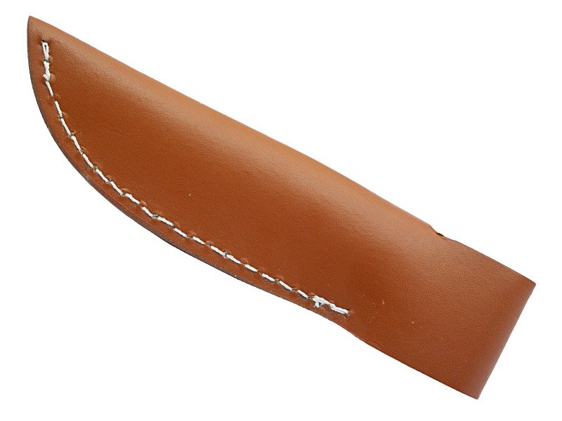 Faca kukri para colecionador, forjada em aço damasco. Empunhadura em sândalo, 17 cm