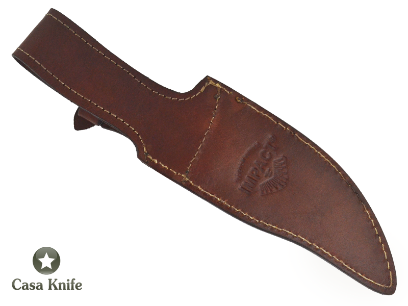 Faca Bowie Full Tang Tubarão, para colecionador forjado em aço D2. Empunhadura em Chifre de Carneiro, 32 cm