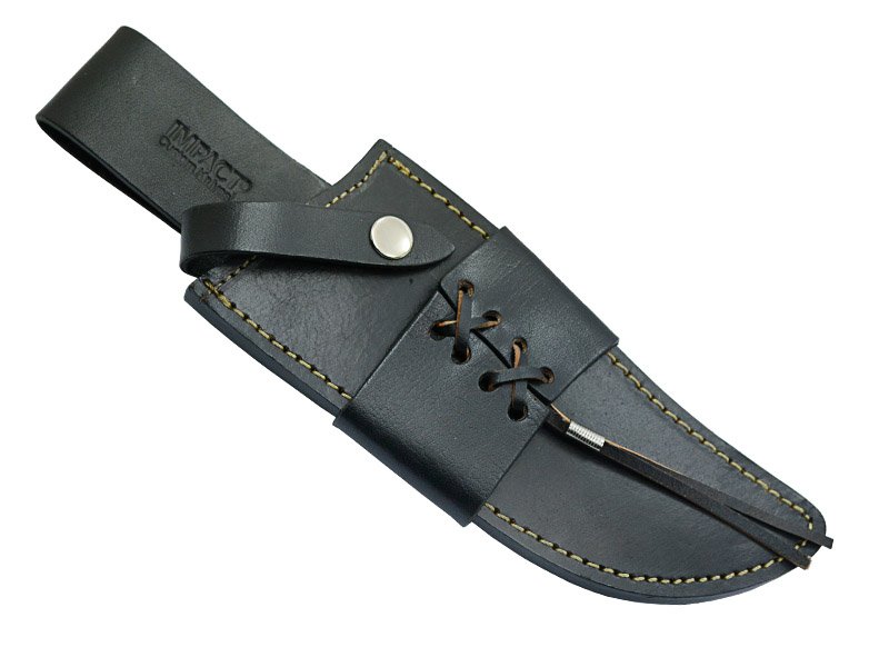 Faca bowie para colecionador forjada em aço D2. Empunhadura Jacarandá da Bahia, 34 cm