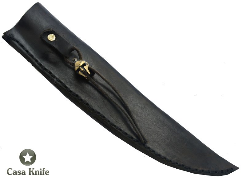 Faca Brüt Forge Monte Cristo para colecionador forjado em aço 5160. Empunhadura em Madeira Oiti, 34 cm