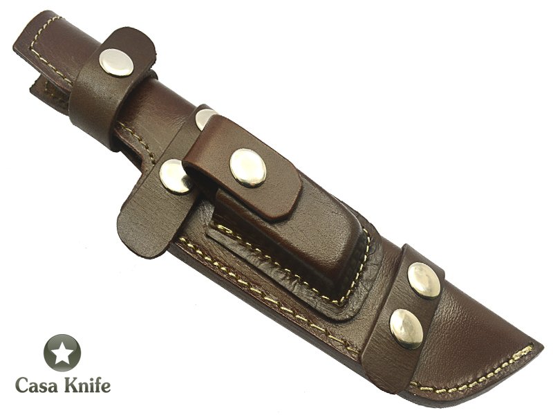 Faca bushcraft para colecionador forjada em aço D2. Empunhadura em resina , 26 cm