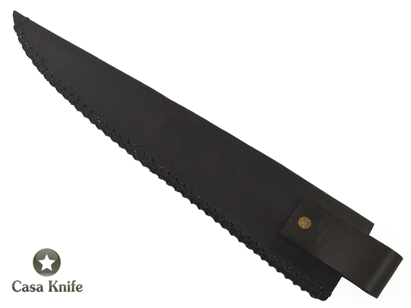 Faca churrasco Monte Cristo para colecionador forjada em aço 5160. Empunhadura em Jacarandá estabilizada , 40 cm
