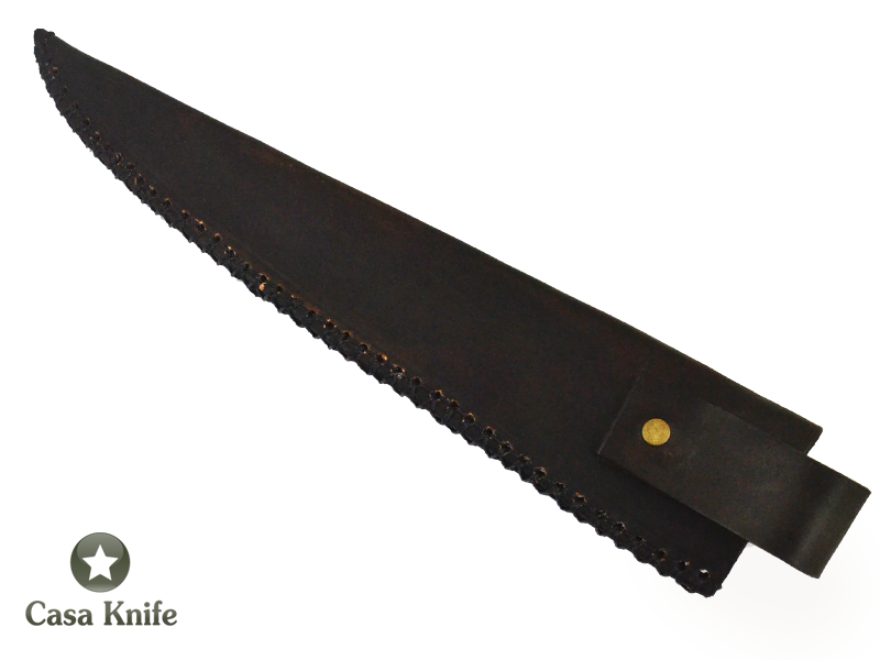 Faca churrasco Monte Cristo para colecionador forjado em aço 5160. Empunhadura em Jaqueira, 41 cm