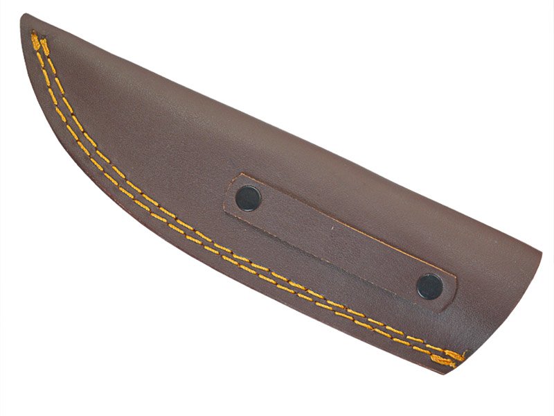 Faca custon para colecionador em aço damasco. Empunhadura em rosewood, 24 cm