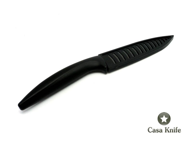 Faca em cerâmica com empunhadura em borracha 21 cm