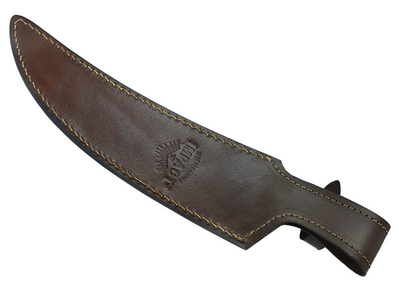 Faca full tang para colecionador em aço D2. Empunhadura em resina, 37 cm