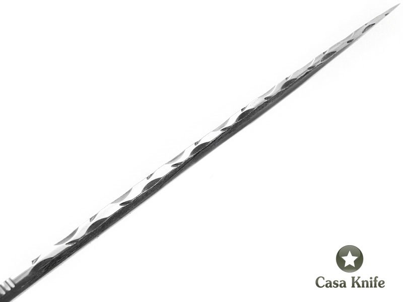 Faca Gaúcha para colecionador em aço 5160 com empunhadura em madeira de guajuvira 33 cm