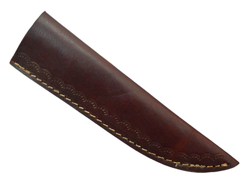 Faca Master Cheff para colecionador forjada em aço damasco. Empunhadura em resina, 26 cm
