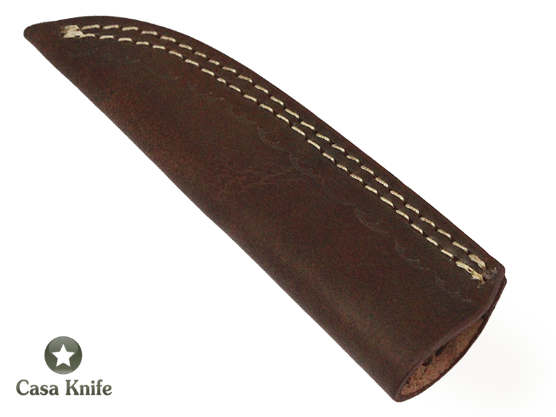 Faca Master Cheff para colecionador forjado em aço damasco. Empunhadura em Osso Tingido, 20 cm