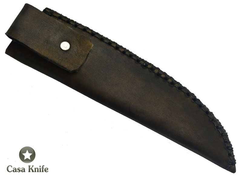 Faca Brüt Forge Monte Cristo para colecionador forjado em aço 6160 . Empunhadura em Madeira Guarapeira, 30 cm