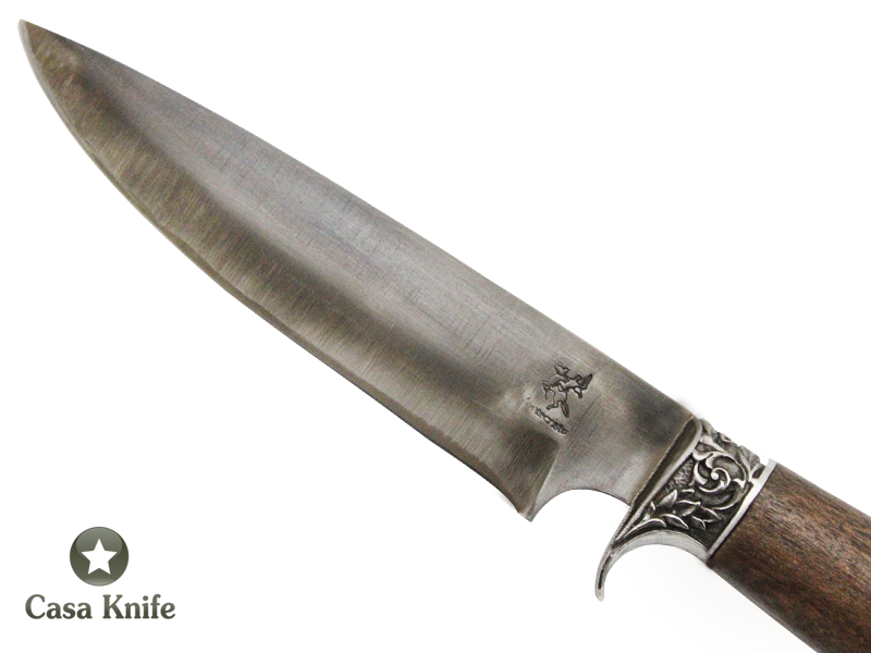 Faca para churrasco Monte Cristo para colecionador forjado em aço 5160. Empunhadura em Madeira de Jamelão, 30 cm