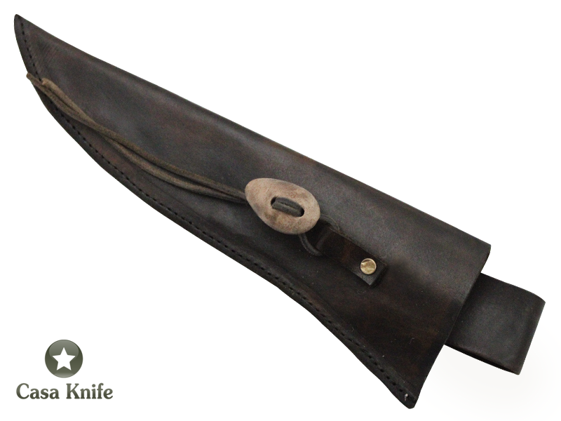 Faca para churrasco Monte Cristo para colecionador forjado em aço 5160. Empunhadura em Madeira de Jamelão, 30 cm