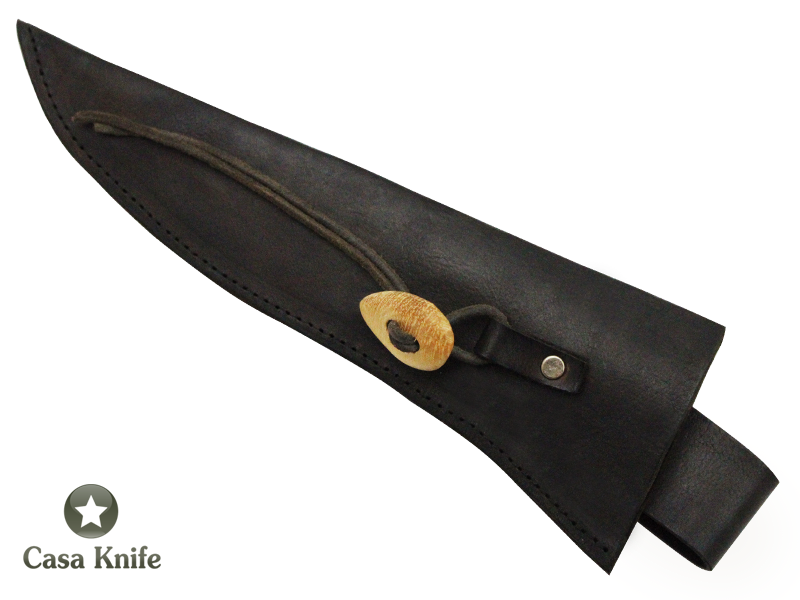 Faca para churrasco Monte Cristo para colecionador forjado em aço 5160. Empunhadura em Madeira de Jaqueira, 32 cm