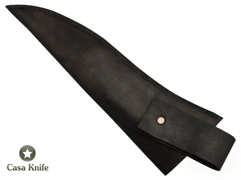 Faca para churrasco Monte Cristo para colecionador forjado em aço 5160. Empunhadura em Madeira de Jaqueira, 32 cm