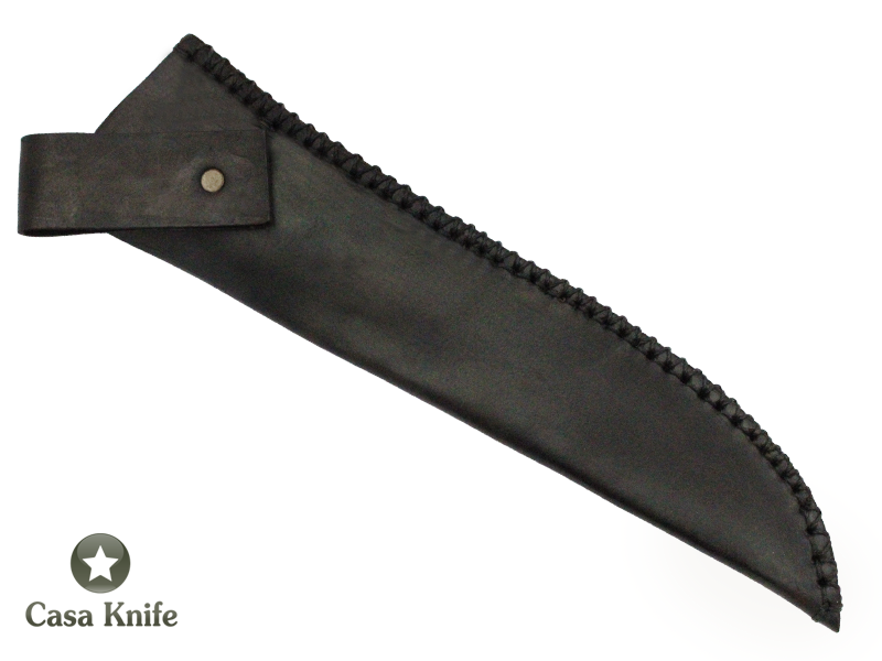 Faca para churrasco Monte Cristo para colecionador forjado em aço 5160. Empunhadura em Madeira de Tapicurú, 35 cm