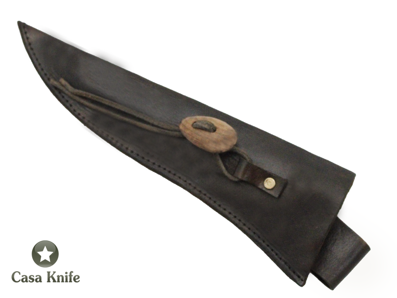 Faca para churrasco Monte Cristo para colecionador forjado em aço 6160 . Empunhadura em Madeira Pau Ferro, 29 cm