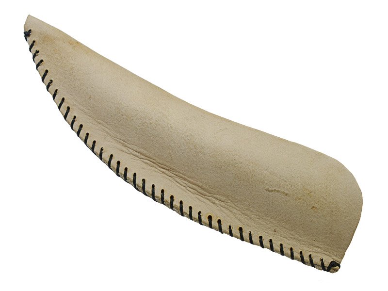 Faca para colecionador em Obsidiana. Empunhadura em chifre de cervo, 24 cm