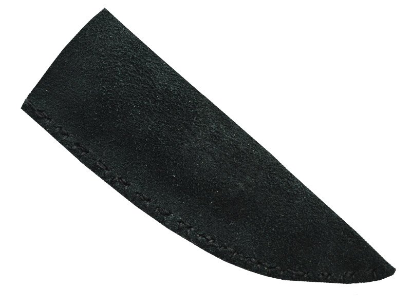 Faca para colecionador em Obsidiana. Empunhadura em chifre de cervo, 30 cm