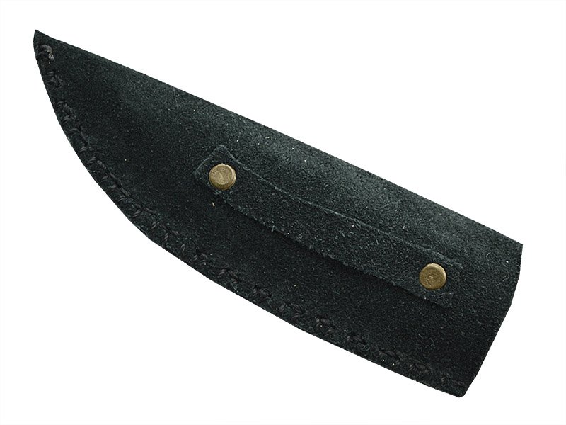 Faca para colecionador em Obsidiana. Empunhadura em chifre de cervo, 30 cm