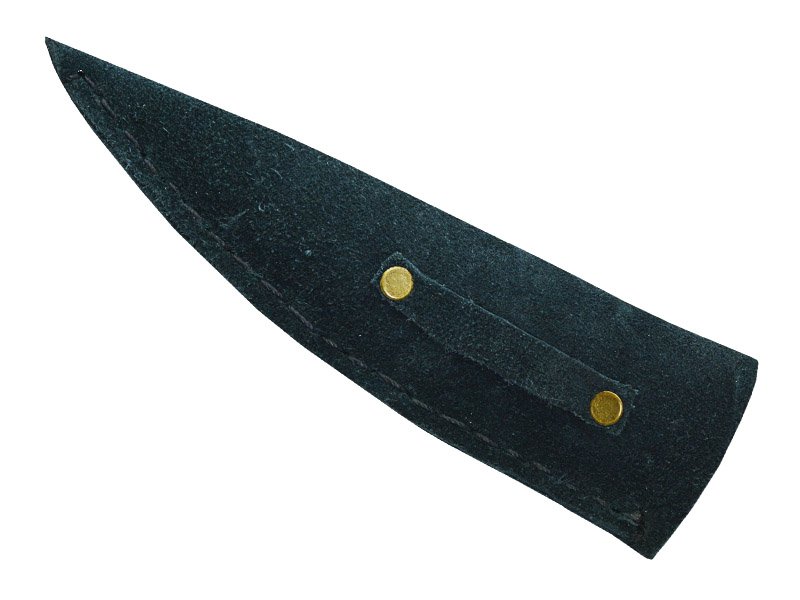 Faca para colecionador em Obsidiana. Empunhadura em chifre de cervo, 32 cm