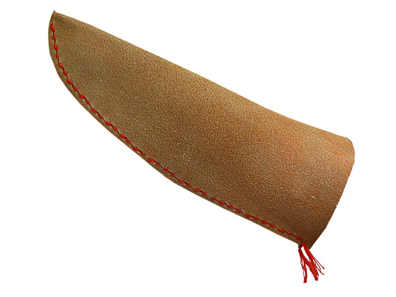 Faca para colecionador em Obsidiana com empunhadura em chifre de cervo, 23 cm