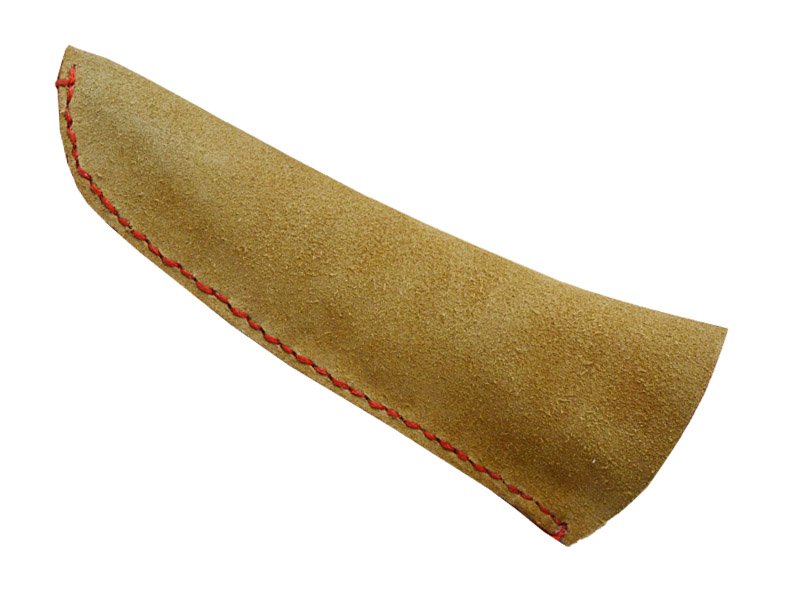 Faca para colecionador em Obsidiana. Empunhadura em osso de cabrito, 26 cm