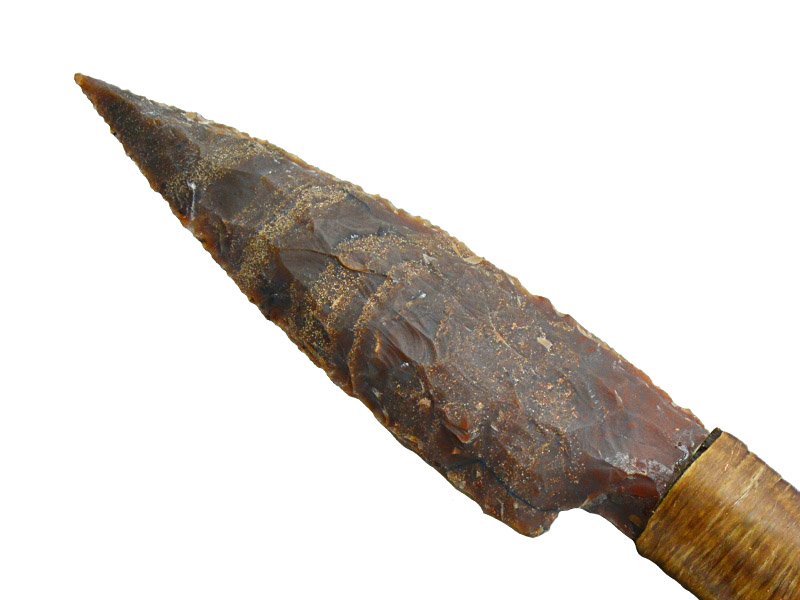 Faca para colecionador em Obsidiana. Empunhadura Jabuticaba Carbonizada, 28 cm