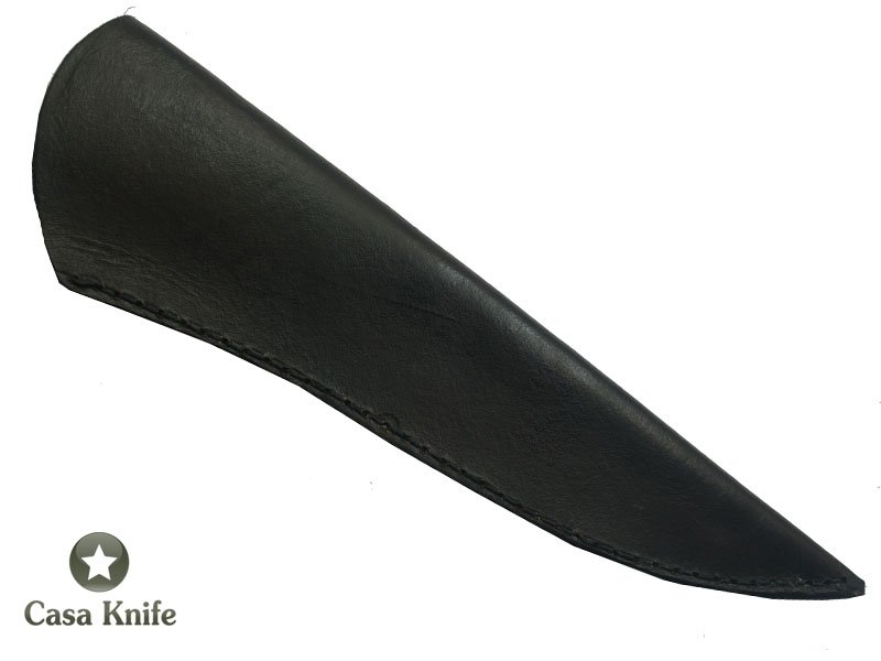 Monte Cristo faca para colecionador forjado em Aço damasco integral linear. Empunhadura em Pau Brasil, 30 cm