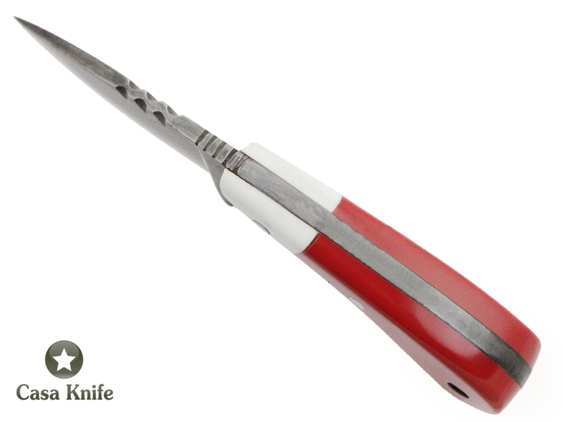 Faca Skinner para colecionador forjado em aço 5160. Empunhadura em Celeron, 16 cm