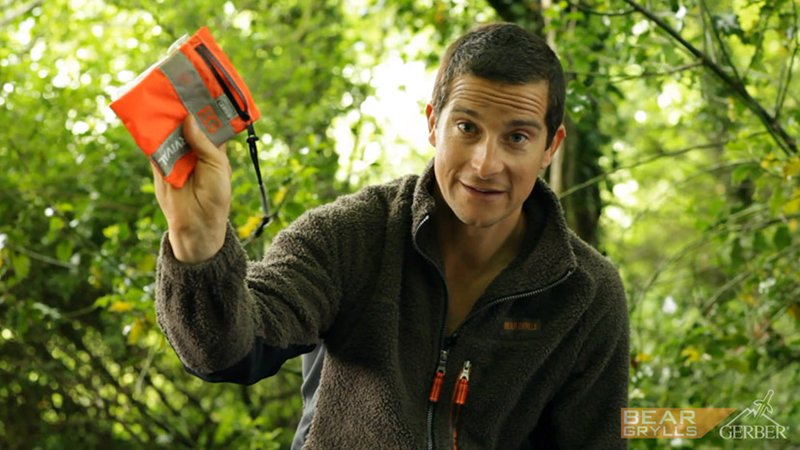 Gerber Kit de sobrevivência Bear Grylls com 8 funções