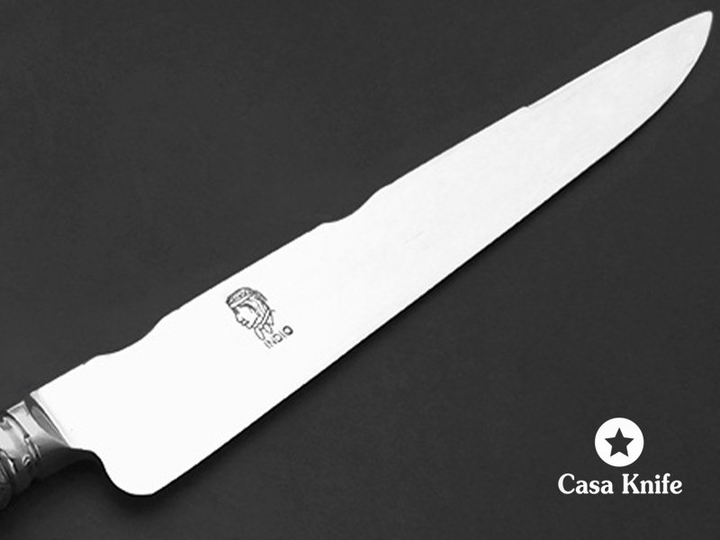 Indio faca para colecionador em aço inoxidável com empunhadura em chifre de cervo 47 cm