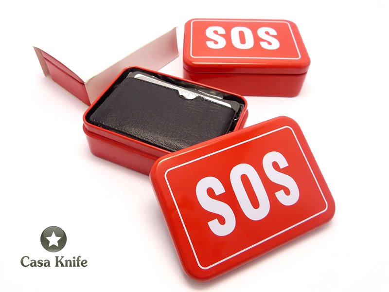 Kit de sobrevivência com 6 ferramentas