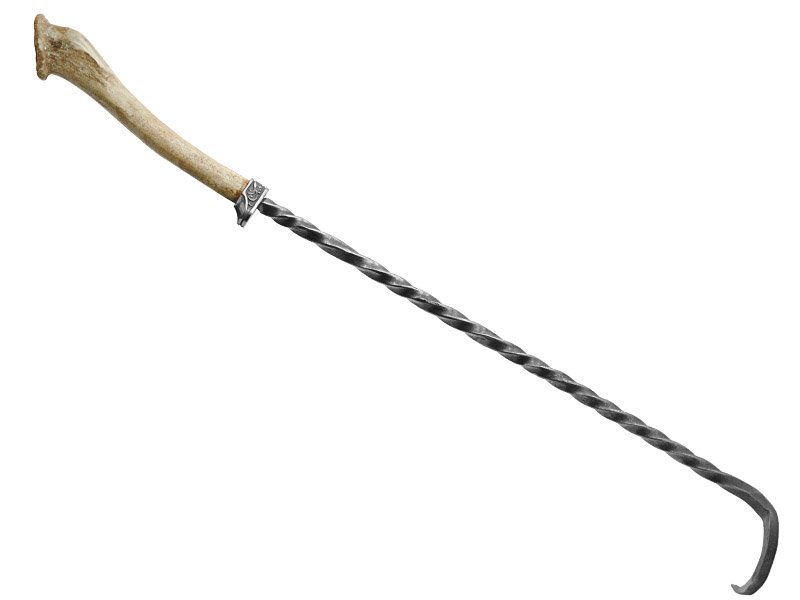 Kit parrilha artesanal forjado em aço 1070. Empunhadura chifre de cervo sambar