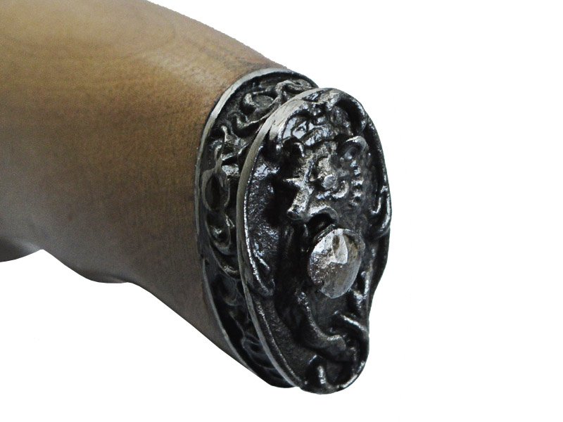 Kit parrilha artesanal forjado em aço 1070. Empunhadura em madeira de Jabuticaba.