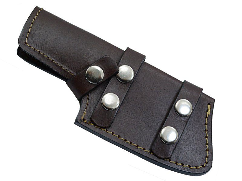 Machadinha chopper com lamina integral em aço D2. empunhadura em resina, 20 cm