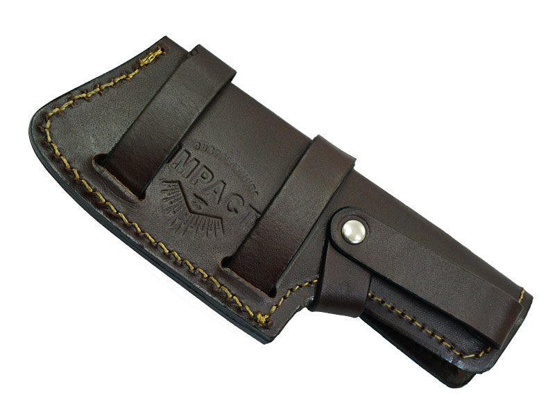 Machadinha chopper com lamina integral em aço D2. empunhadura em resina, 20 cm