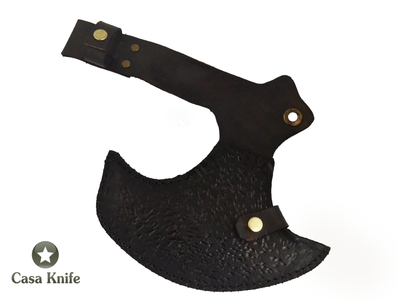 Machado Montecristo para colecionador em aço 1075. Empunhadura em Madeira Parajú, 47 cm