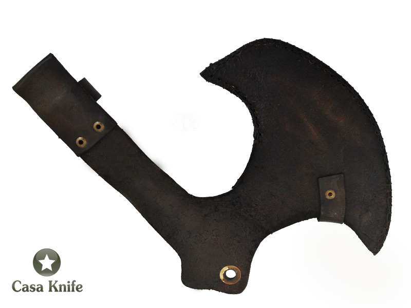 Machado Montecristo para colecionador em aço 1075. Empunhadura em Madeira Parajú, 47 cm