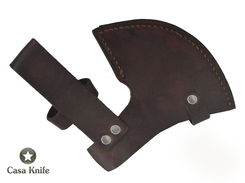 Machado Tomahawk pipe para colecionador em aço damasco com empunhadura em madeira de Jacarandá da Bahia, 49cm