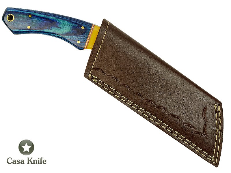 Magnifica faca Karambit Brut Forge para colecionador forjada em aço 1095. Empunhadura em pakkawood e aluminite,19 cm