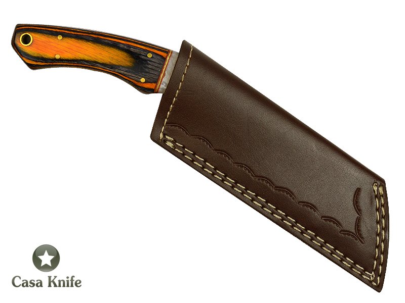 Magnifica faca Karambit Brut Forge para colecionador forjada em aço 1095. Empunhadura em pakkawood e aluminite,19 cm