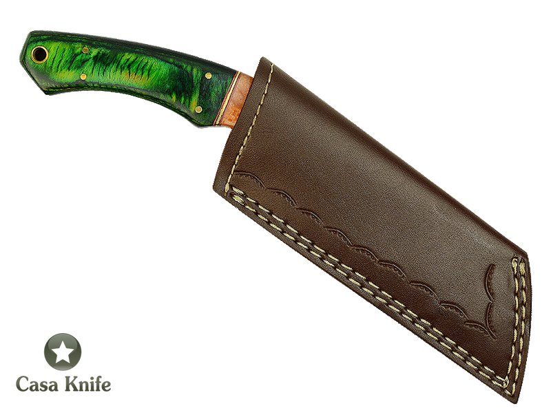 Magnifica faca Karambit Brut Forge para colecionador forjada em aço 1095. Empunhadura em pakkawood e aluminite,19 cm