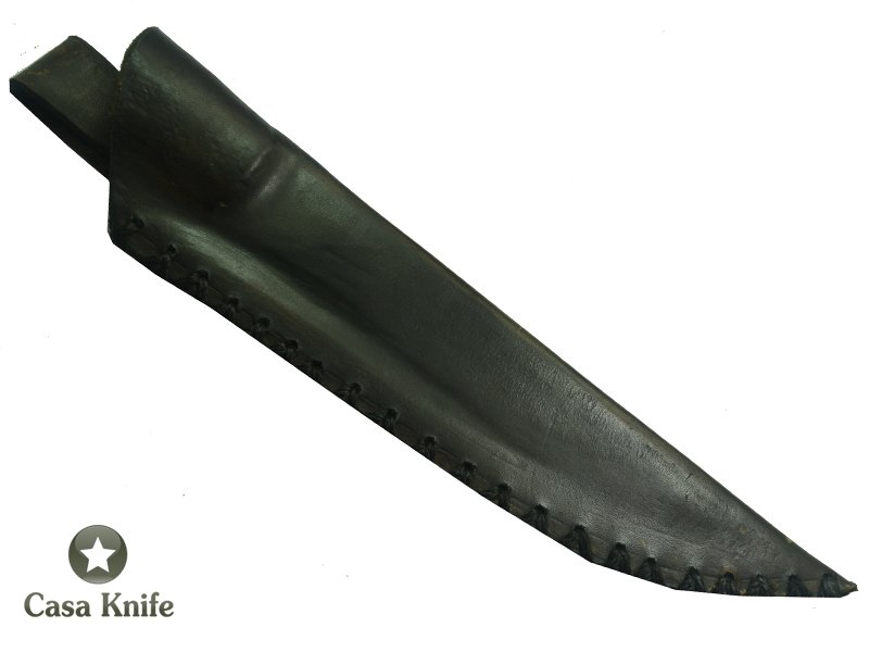Monte Cristo Faca Cheff para colecionador forjado em aço C 75 com fosfatização. Empunhadura em jabuticaba, 31 cm