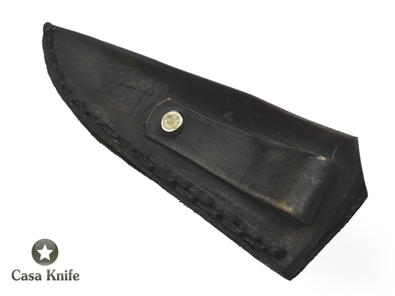 Faca para colecionador Montecristo forjado em aço inox 420. Empunhadura em Chifre Cervo e Boi, 26 cm
