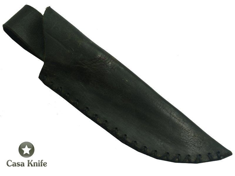 Monte Cristo Faca para colecionador forjada em damasco, empunhadura em Radica de Pintagueira, 23 cm